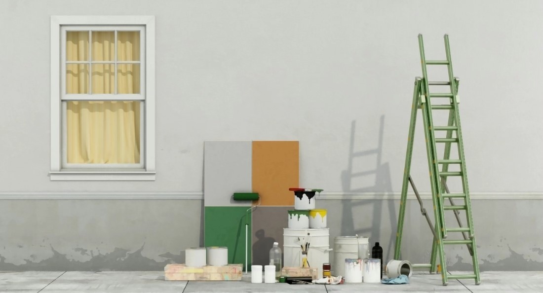 Forberedelse af facaden til maling